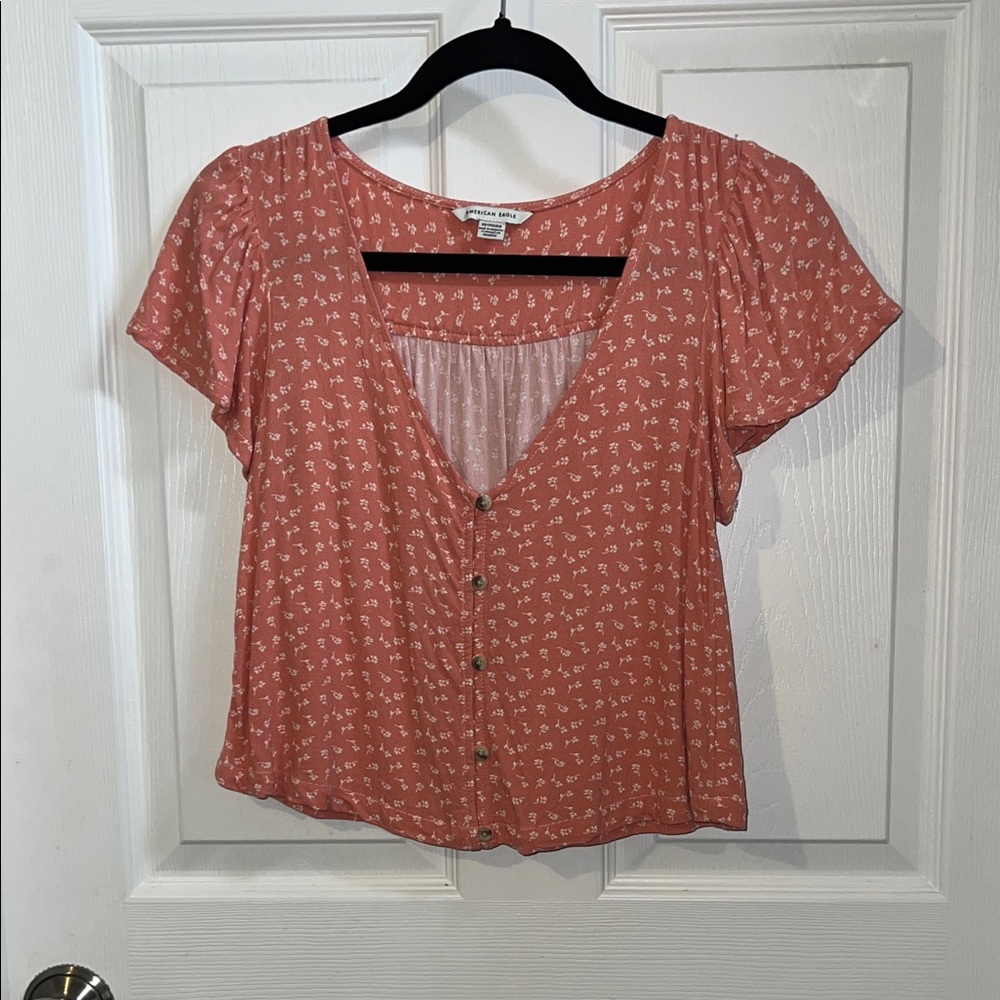 American Eagle Outfitters Floral Blouse